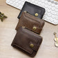 👝 SCONTO DEL 50% ORA! 🎁 Portafoglio vintage da uomo con cerniera - Vera pelle e protezione RFID, elegante e sicuro da portare con sé ogni giorno ✨