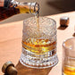 Bicchiere da whisky girevole a 360°