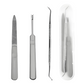 Set di Strumenti per Manicure e Pedicure in Acciaio Inossidabile