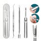 Set di Strumenti per Manicure e Pedicure in Acciaio Inossidabile