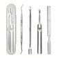 Set di Strumenti per Manicure e Pedicure in Acciaio Inossidabile