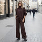 ⏳Offerta speciale a tempo limitato⏰Set oversize da donna composto da maglione e pantaloni, 2 pezzi