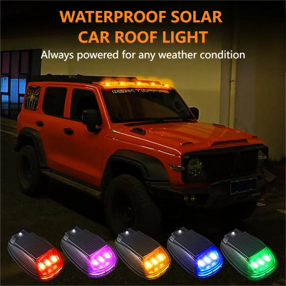 🎄Saldi natalizi 50% DI SCONTO🔥Luce solare impermeabile per tetto auto con telecomando