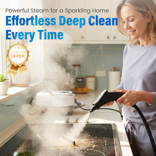 Offerta limitata: 50% di sconto ⏰🔥 [Spedizione gratuita] Pulitore a vapore multifunzionale ad alta temperatura per la casa