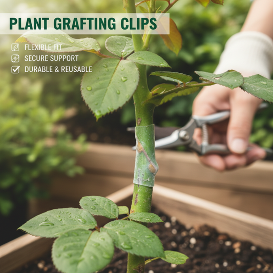 🌱 50 guaine in silicone per innesto – Flessibili, resistenti e favoriscono la guarigione degli alberi da frutto 🌳✨