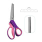 🔥SALDI CALDI 50% DI SCONTO🎁✂️ Forbici a zig‑zag – Acciaio inox, manici ergonomici imbottiti – Perfette per cucito, trapunte e scrapbooking! 🧵💨
