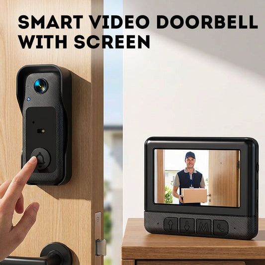 ⏳Sconto del 50% a tempo limitato⏰ Videocitofono wireless intelligente con display📹