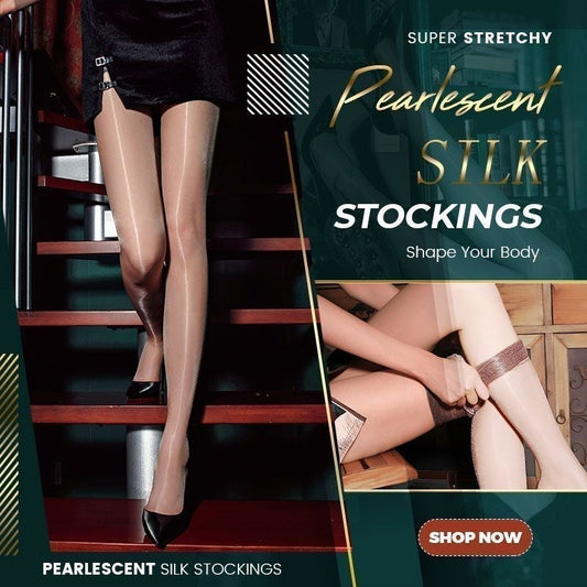 🧦 ACQUISTA 2, OTTIENI 1 GRATIS! 🎉 Calze Seta Perlata – Morbide, Eleganti & Resistente 🎀📦