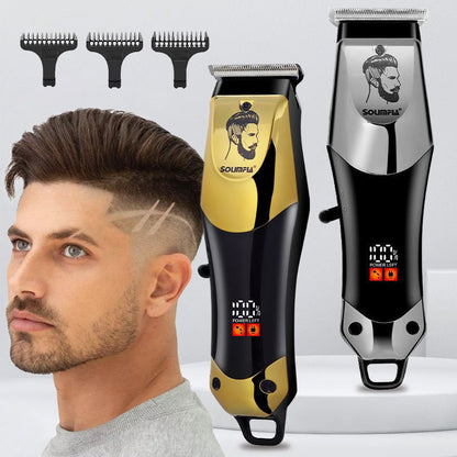 ⏳Offerta a tempo limitato⏰ Tagliacapelli elettrico multifunzione da uomo – Lame di precisione, ricaricabile e di livello professionale per uso domestico ✂️