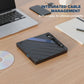 Lettore DVD USB 3.0 e Type-C 7 in 1, masterizzatore CD/DVD portatile, unità DVD esterna per laptop, PC desktop, compatibile con Windows 11/10/8/7 Linux