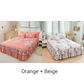 🔈🔈 OFFERTA LAMPO - SCONTO DEL 50% ⚡ Set di 3 Gonne da Letto con Volant 🛏️ – Stampa Floreale & Design a Doppio Strato!