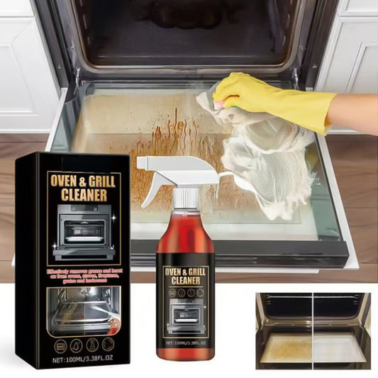 🎉 Regalo di Capodanno con il 50% DI SCONTO!🧼 Potentissimo Spray Detergente per Forni e Grill: Rimuove Facilmente Grasso e Residui di Cibo – Senza Strofinare!