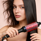 Pettine riscaldato 2 in 1 per lisciare e arricciare i capelli
