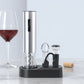 🍾 50% DI SCONTO! 🍷 Set Cavatappi Elettrici Senza Fili – Ricaricabile via USB, Rotazione Automatica & Design Ergonomico per Regali ✨