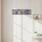 Targa vintage in latta con la scritta “Love You More“