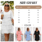 🎁 SCONTO DEL 50%! Elegante abito da donna con maniche a balze sovrapposte: uno stile disinvolto per ogni occasione 💃