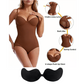 Body modellante con reggiseno | snellente arricciato - vita regolabile