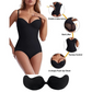 Body modellante con reggiseno | snellente arricciato - vita regolabile