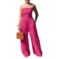 Tuta Elegante Senza Spalline
