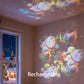 Proiettore di luce LED rotante dinamico