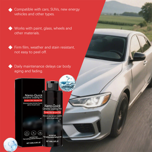 ⏳50% DI SCONTO per un tempo limitato!⏰Spray di detailing auto ad alta lucentezza ad effetto rapido