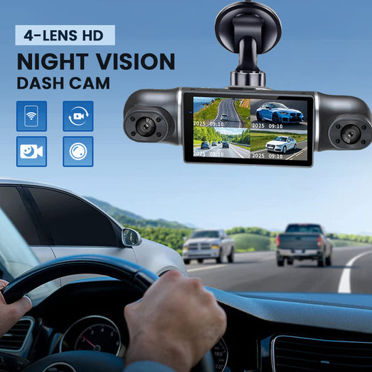 📹🌐  Visione a 360° | Camera di parcheggio | 1080p HD & Loop-Recording 🚨