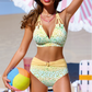 📢📢50% DI SCONTO!!!⏰Set bikini a vita alta con stampa leopardata sfumata