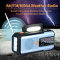 🔥49% DI SCONTO!📻Radio meteorologica di emergenza a manovella solare✨
