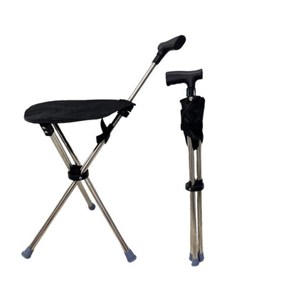 Bastone Pieghevole 2 in 1 con Sedia