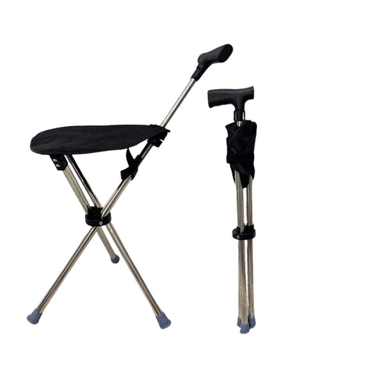 Bastone Pieghevole 2 in 1 con Sedia