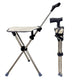 Bastone Pieghevole 2 in 1 con Sedia
