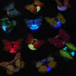 Lampada da notte tridimensionale a forma di farfalla colorata