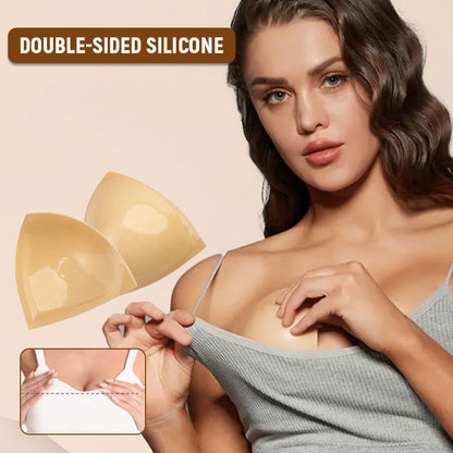 🥳OFFERTA SPECIALE 2026🥳💞 Reggiseno push-up invisibile double-face – Senza spalline, senza cuciture. L'adesivo resistente garantisce una tenuta perfetta per tutto il giorno. Riutilizzabile e lavabile.
