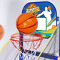 Gioco arcade di basket per bambini da interno con 4 palloni
