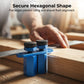 Calibro per Scale in Alluminio e Morsetto per Squadra da Carpentiere