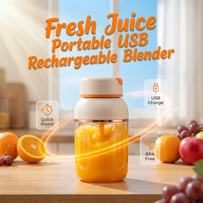 🔥Offerta a tempo limitato -Frullatore portatile ricaricabile tramite USB