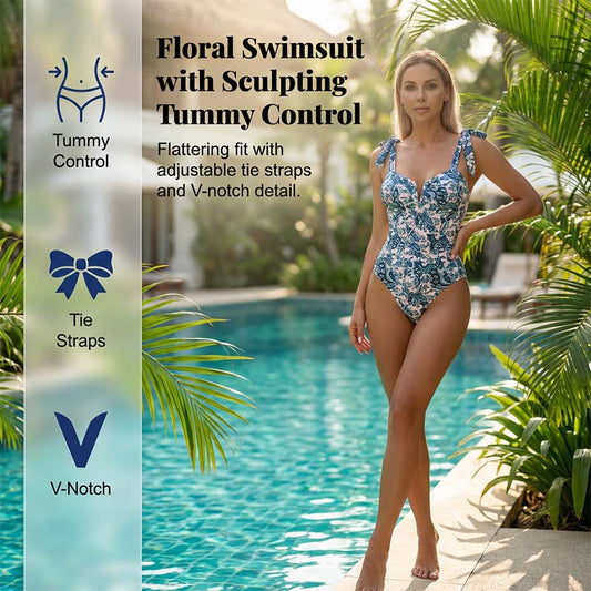 ✨Offerta speciale dell'ultimo giorno 💥Costume da bagno intero stampato da donna