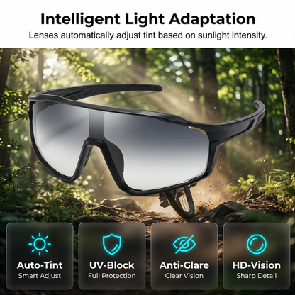 🕶️  Photochrome Outdoor-Occhiali sportivi ✨