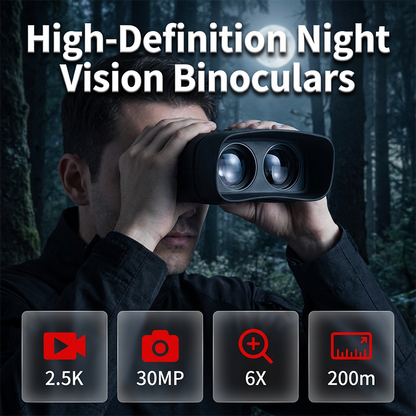 🔥Nuovo aggiornamento 2026 e offerta speciale🔥 Sconto del 50% a tempo limitato + spedizione gratuita 🚚✨Binocolo digitale per visione notturna con registrazione foto e video in HD