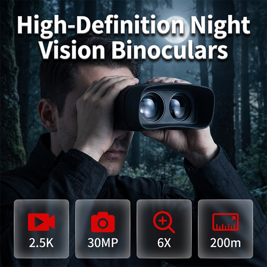🔥Nuovo aggiornamento 2026 e offerta speciale🔥 Sconto del 50% a tempo limitato + spedizione gratuita 🚚✨Binocolo digitale per visione notturna con registrazione foto e video in HD
