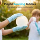 💯Super offerta💯 Nuova macchina per bolle di fumo 2026, macchina elettrica automatica ricaricabile per bolle di fumo, generatore magico di bolle di fumo, 🫧🫧 luci colorate e musica, gioco con bolle di fumo per feste, spiagge, estate (blu)