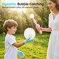 💯Super offerta💯 Nuova macchina per bolle di fumo 2026, macchina elettrica automatica ricaricabile per bolle di fumo, generatore magico di bolle di fumo, 🫧🫧 luci colorate e musica, gioco con bolle di fumo per feste, spiagge, estate (blu)