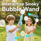 💯Super offerta💯 Nuova macchina per bolle di fumo 2026, macchina elettrica automatica ricaricabile per bolle di fumo, generatore magico di bolle di fumo, 🫧🫧 luci colorate e musica, gioco con bolle di fumo per feste, spiagge, estate (blu)