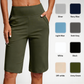 🔥Short da yoga a vita alta da donna con tasche