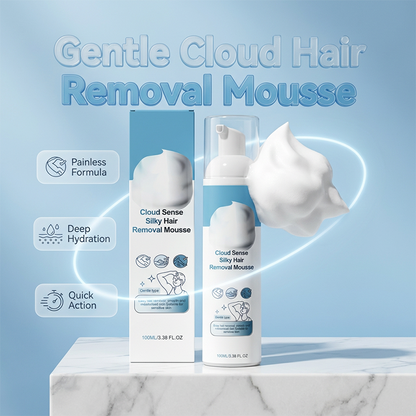 Cloud Sense Mousse depilatoria per capelli setosi