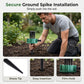 Irrigatore da giardino di precisione con copertura a 360°