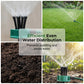 Irrigatore da giardino di precisione con copertura a 360°