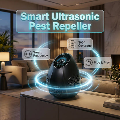 🔊  Repellente di parassiti intelligente a ultrasuoni – Inserisci, controlla i parassiti!   🚫🐭 * Nessuna sostanza chimica, nessun rumore – solo una casa senza parassiti 24 ore su 24, 7 giorni su 7.* 🛡️✨
