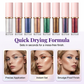 Set di eyeliner liquidi glitterati a 8 colori
