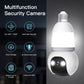 🔥Nuovo modello aggiornato✨ Telecamera di sicurezza a forma di lampadina da 4 MP, wireless 5G e 2,4 GHz, per interni ed esterni, con visione notturna